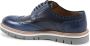 Dee Ocleppo Italiaanse leren brogueschoenen Blue Heren - Thumbnail 3