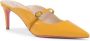 Dee Ocleppo Italiaanse Leren Point-Toe Muiltjes Yellow Dames - Thumbnail 3
