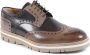Dee Ocleppo Luxe Leren Brogue Schoenen met Rubberen Zool Multicolor Heren - Thumbnail 2