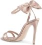 Dee Ocleppo Romantische Satijnen Sandaal met Enkelveters Beige Dames - Thumbnail 3