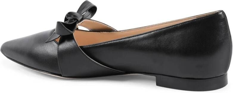 Dee Ocleppo Stijlvolle Boog Platte Schoen Black Dames