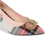 Dee Ocleppo Stijlvolle Gouden Logo Kilt Pump Multicolor Dames - Thumbnail 3