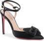 Dee Ocleppo Stijlvolle Satijnen Enkelband Pomp Black Dames - Thumbnail 3