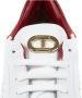 Dee Ocleppo Witte Leren Sneaker met Rode Detail White Dames - Thumbnail 3