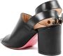 Dee Ocleppo Zwarte leren sandalen met 8 cm hak Black Dames - Thumbnail 4
