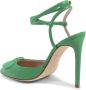 Dee Ocleppo Zwarte Leren Stiletto Pump Green Dames - Thumbnail 5