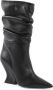 Dee Ocleppo Zwarte Nappa Punt Teen Sleehaklaarzen Black Dames - Thumbnail 3