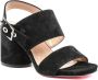 Dee Ocleppo Sandalen zwarte suede gesp sandalen met blokhak - Thumbnail 3