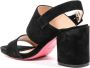 Dee Ocleppo Sandalen zwarte suede gesp sandalen met blokhak - Thumbnail 4