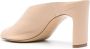 DEL Carlo Beige leren muiltjes Peep Toe Beige Dames - Thumbnail 3