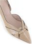 DEL Carlo Beige Leren Pump met Puntige Neus en Hak - Thumbnail 2