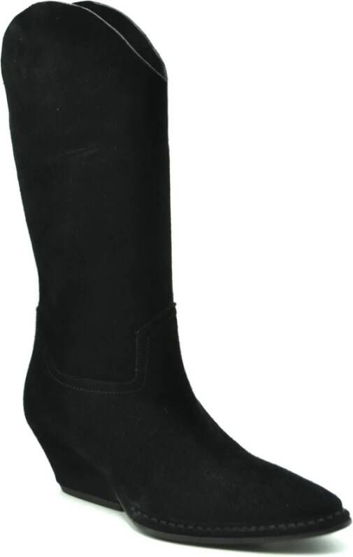 DEL Carlo Boots Zwart Dames