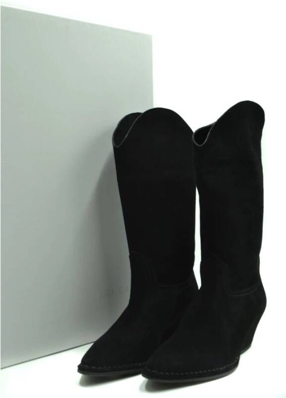 DEL Carlo Boots Zwart Dames