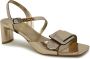 DEL Carlo Bronzen Leren Sandalen Ss24 Brown Dames - Thumbnail 2