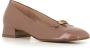 DEL Carlo Bruine hakken met vierkante neus Brown Dames - Thumbnail 3