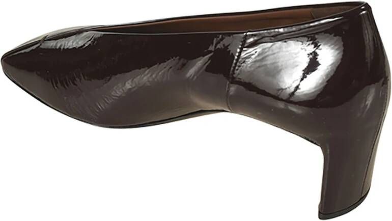 DEL Carlo Bruine Platte Schoenen Brown Dames