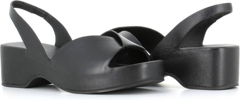 DEL Carlo Flat Sandals Black Dames