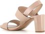 DEL Carlo High Heel Sandals Beige Dames - Thumbnail 4