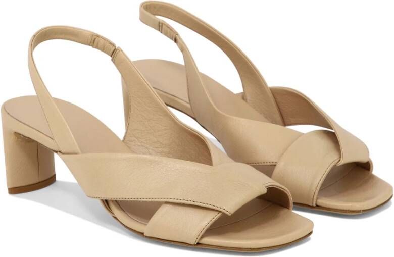 DEL Carlo High Heel Sandals Beige Dames