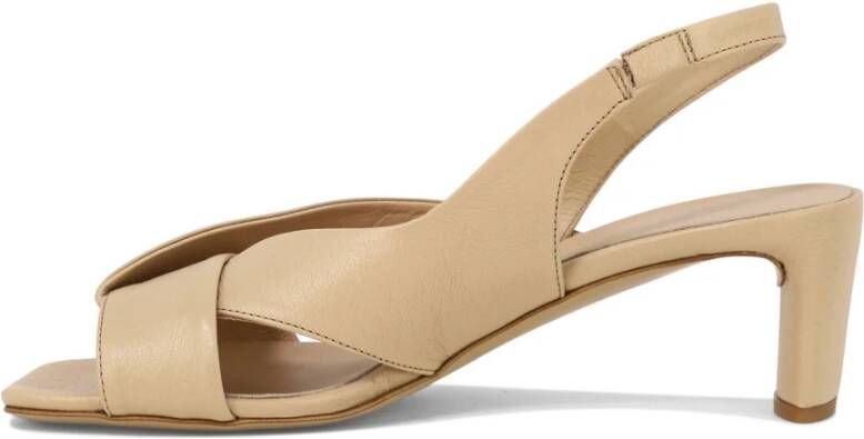 DEL Carlo High Heel Sandals Beige Dames