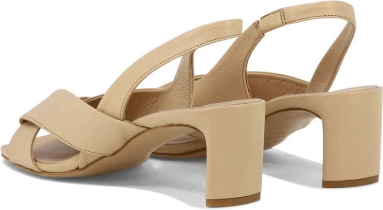 DEL Carlo High Heel Sandals Beige Dames