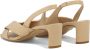 DEL Carlo High Heel Sandals Beige Dames - Thumbnail 4