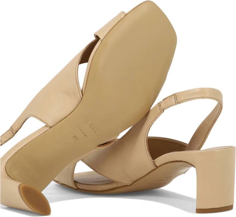 DEL Carlo High Heel Sandals Beige Dames