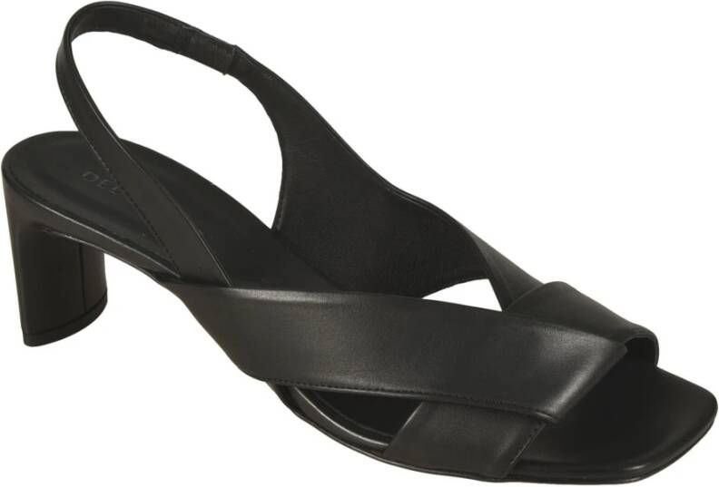 DEL Carlo High Heel Sandals Black Dames