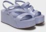 DEL Carlo High Heel Sandals Blue Dames - Thumbnail 2