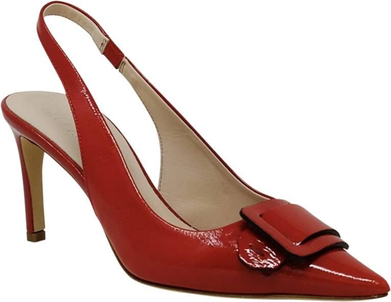 DEL Carlo Pumps Rood Dames