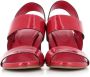 DEL Carlo Rode lak sandalen Red Dames - Thumbnail 2