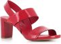 DEL Carlo Rode lak sandalen Red Dames - Thumbnail 3