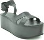 DEL Carlo Modieuze Sleehak Sandalen voor Vrouwen Gray Dames - Thumbnail 3