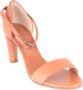 DEL Carlo Stijlvolle Hoge Hak Sandalen Pink Dames - Thumbnail 2