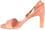 DEL Carlo Stijlvolle Hoge Hak Sandalen Pink Dames - Thumbnail 3