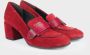 DEL Carlo Shoes Red Dames - Thumbnail 2