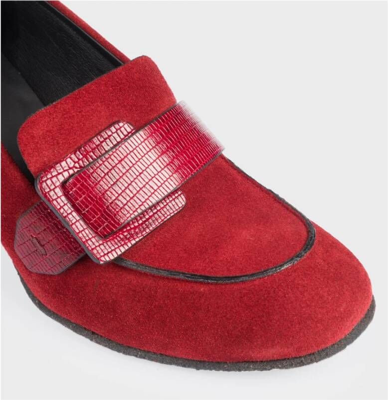 DEL Carlo Shoes Red Dames