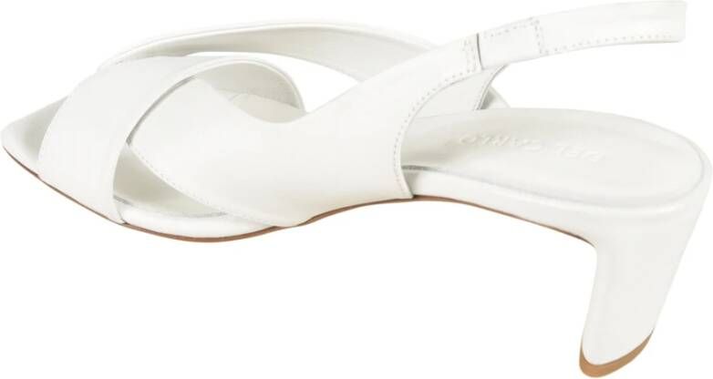 DEL Carlo Witte Sandalen