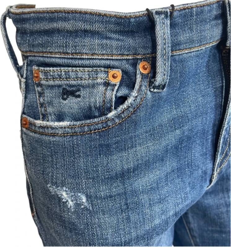 Denham Bootcut Stretch Denim Jeans Mid Blue