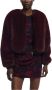 Desigual Framboos Faux Fur Jas - Thumbnail 2
