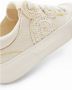Desigual Witte stoffen sneakers voor vrouwen Beige Dames - Thumbnail 10