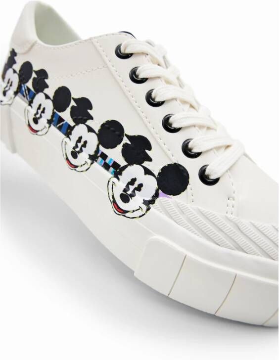 Desigual Street Mickey 1 Dames Sneakers Wit Dames