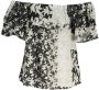 Desigual Witte Katoenen Boothals T-Shirt - Thumbnail 2