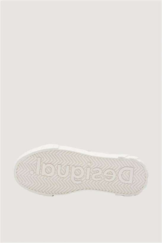 Desigual Witte Veterschoenen voor Dames White Dames
