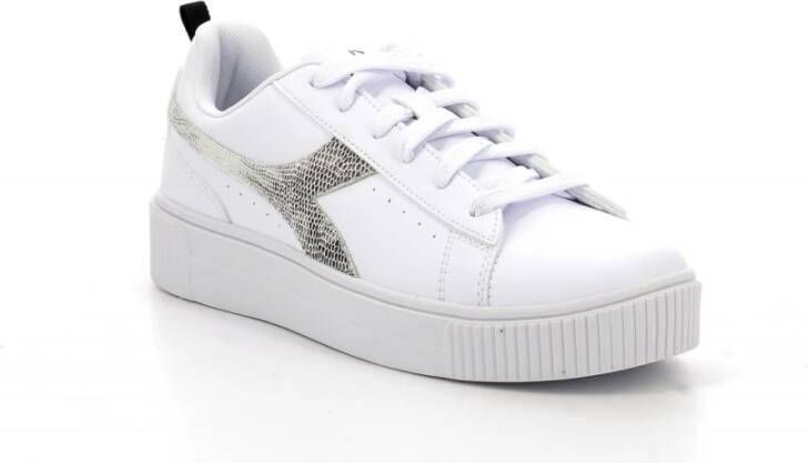 Diadora Comfortabele Lage Sneakers Wit Dames