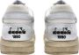 Diadora Sneakers Heren Lage sneakers Herenschoenen Leer B.560 Used Italia Wit - Thumbnail 13