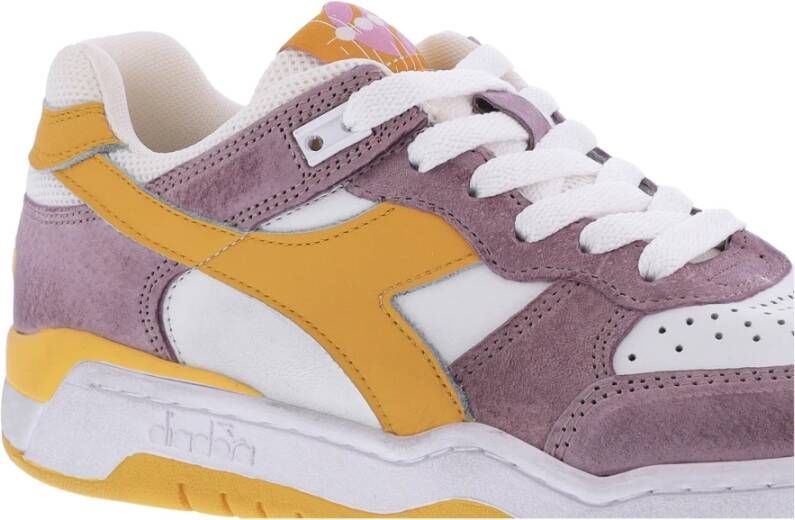 Diadora Stijlvolle B560 Gebruikte Sneakers voor Dames Wit Dames