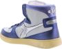 Diadora Heritage Mi Basket Metallic Used Wit Blauw Zilver Damessneakers - Thumbnail 5