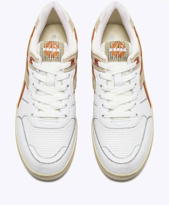 Diadora Beige Candeggiato B.560 Schoenen White Heren