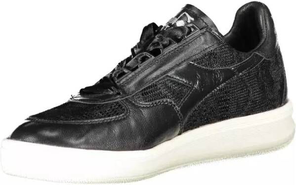 Diadora Black Fabric Sneaker Black Dames